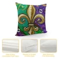 thumbnail image 4 of PHYHOO Mardi Gras Pillow Covers , Beads Decor Holiday Farmhouse Pilow Case Decoration for Home Sofa Couch, 4 of 5