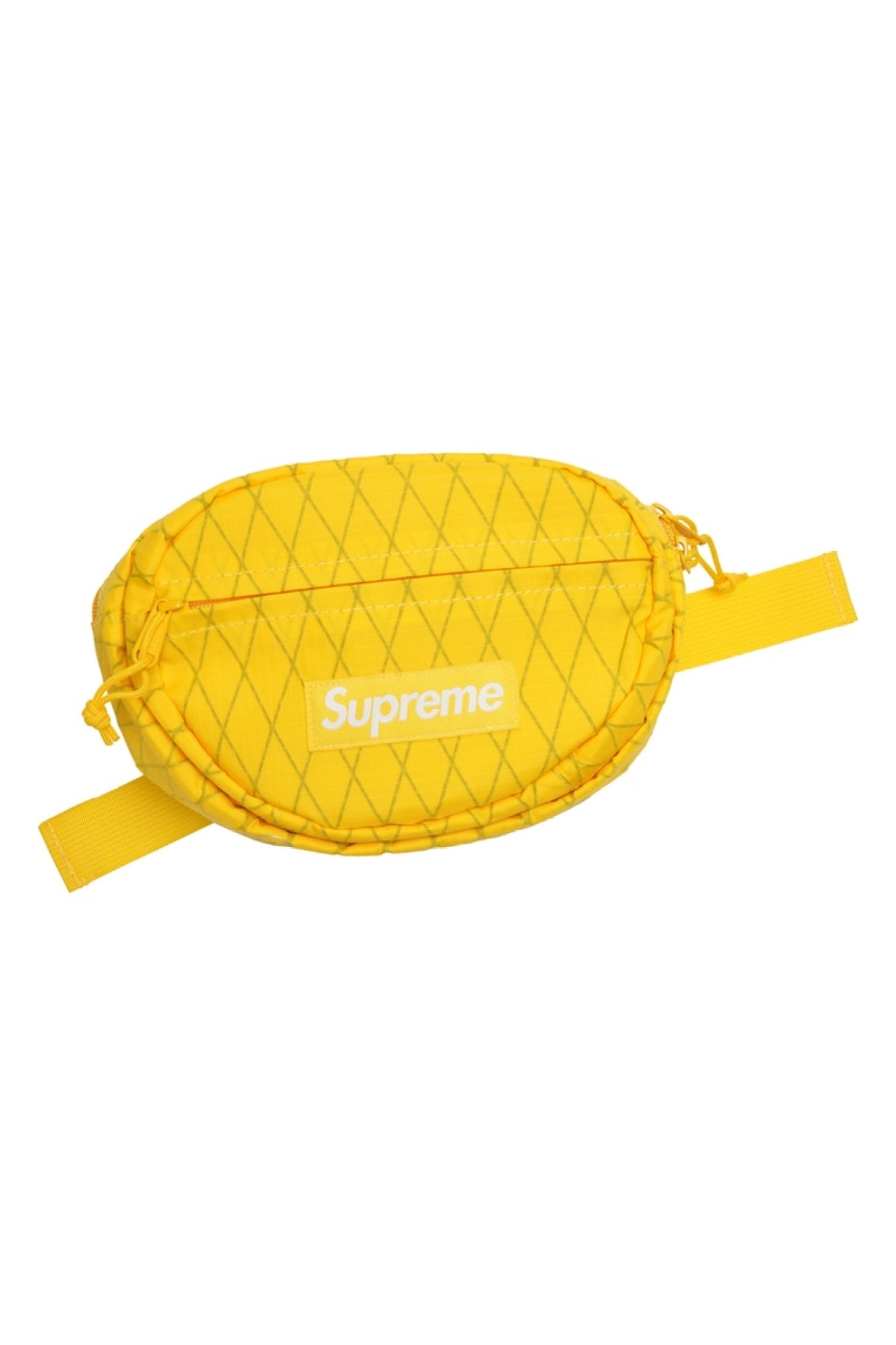 supreme waist bag yellow