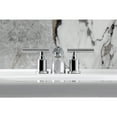 thumbnail image 3 of Kingston Brass KB8951CML Manhattan Mini-Widespread Bathroom Faucet with Pop-Up Drain, Polished Chrome, 3 of 7