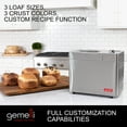 thumbnail image 5 of Gemelli 2LB Artisan Bread Maker, Stainless Steel w/ Digital Display, 5 of 6