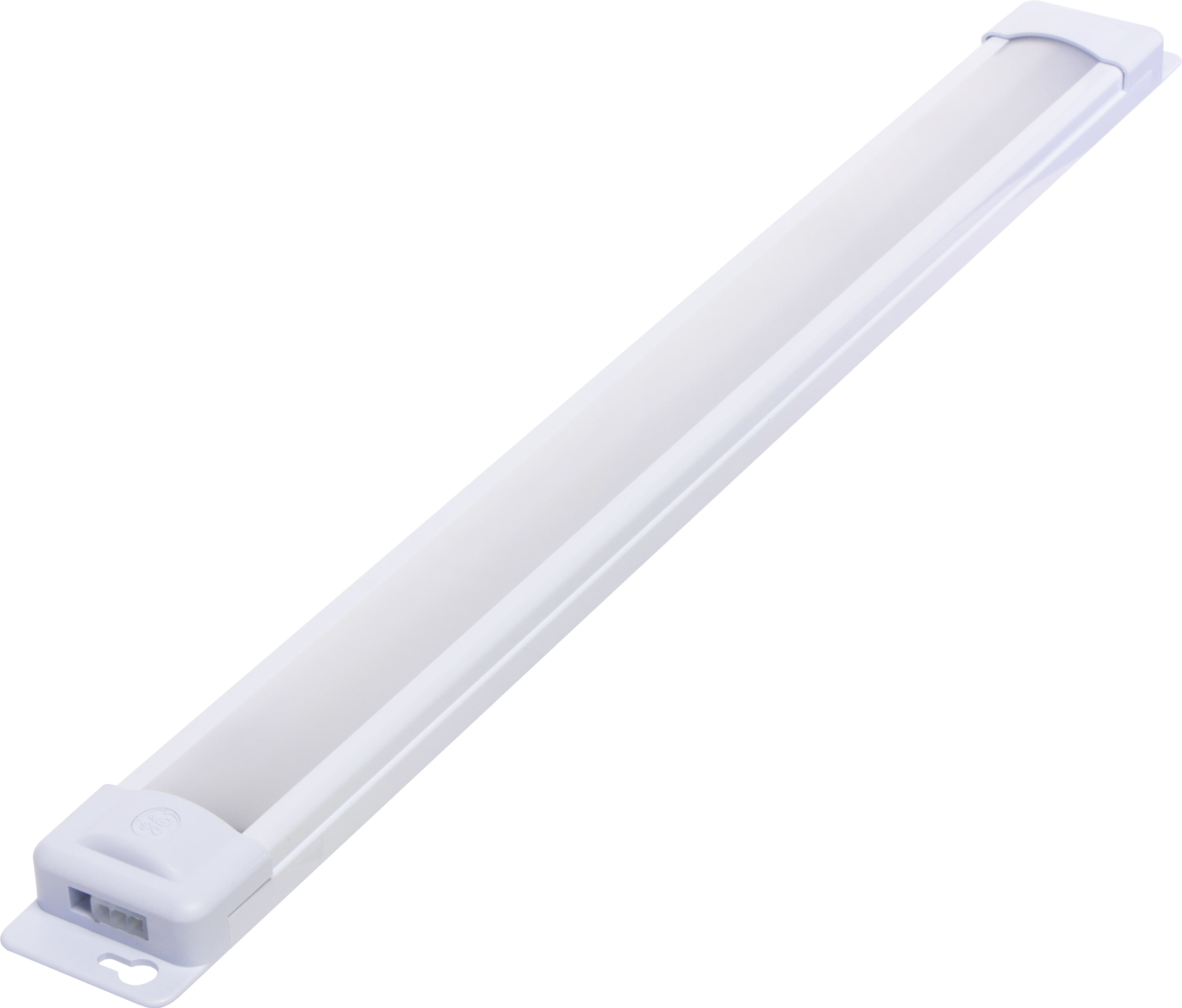 Warm White GE Basic 18 Inch Fluorescent Under Cabinet Light Fixture Plug In 