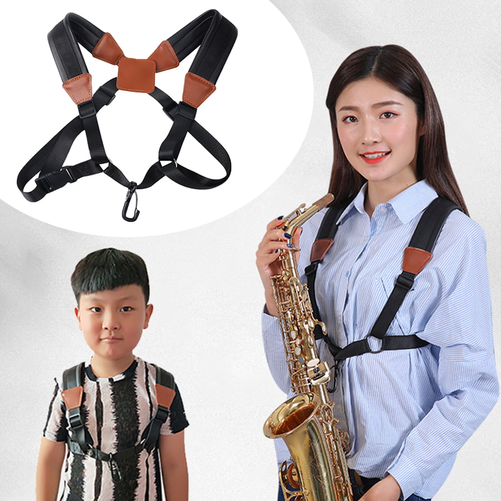 SM SunniMix Saxophone Neck Strap Padded Cushion for Alto and Tenor Saxophone Sax Accessories