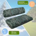 thumbnail image 6 of POLERO Golf Cart Seat Covers Fit for Club Car Precedent Front Seats Cushion, Green Bohemian Mandala Print Golf Cart Front and Back Seat Cushion Cover, No Nails Required, 6 of 8