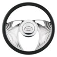 thumbnail image 1 of Billet Specialties 29825 14 Po à 2 Branches Poli Aigle Style Volant, 1 of 3
