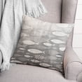 thumbnail image 3 of Creative Products Watercolor Fish Gray 18x18 Spun Poly Pillow, 3 of 3