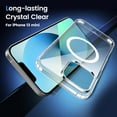 thumbnail image 5 of Entronix Magnetic Transparent Case for iPhone 13 Mini – Slim Fit, Shockproof, Yellow-Resistant Crystal Clear Cover, 5 of 6