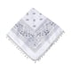 thumbnail image 2 of Bandana Salvador Pañuelo bufanda con flecos Blanco, 2 of 9