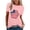 Pink, variant on Vedolay Tops For Women Women 2023 Basic Crop Top Short Sleeve Solid Round Neck Skinny Tops Cap Sleeve Slim Tee Shirt Cute Clothes,Pink L