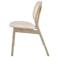 thumbnail image 5 of Side Dining Chair, Grey Gray, Wood, Modern Contemporary Farmhouse Coastal, Kitchen Room Cafe Bistro Restaurant Hospitality, 5 of 8