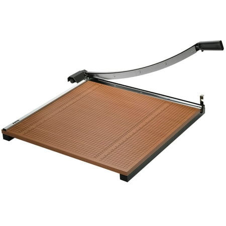 X-ACTO Square Commercial Grade Wood Base Guillotine Trimmer 20 Sheets 24  x 24  26624