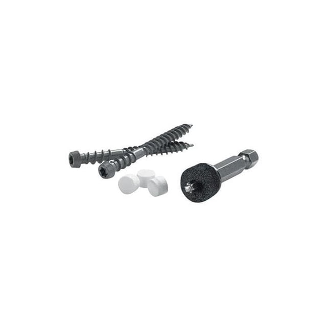 Fastenmaster 5000246 Cortex 2.75 in. Tête de Garniture Carrée Lisse Vis de Plate-Forme en Acier au Carbone & 44; 375 Pièce