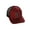 Burgundy Black White Black, variant on Structured Trucker Mesh Hat Custom Colors Letter B Initial Baseball Mid Profile