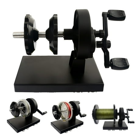 Naierhg Portable Spinning Reel Fishing Line Spooler Winder Machine with Suction Cup