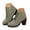 Green, variant on Women's Platform Ankle Boots Stable Chunky Block Heel Shoes Side Zipper Dress Casual Booties Non Slip Walking Short Boots for Ladies Black 6.5