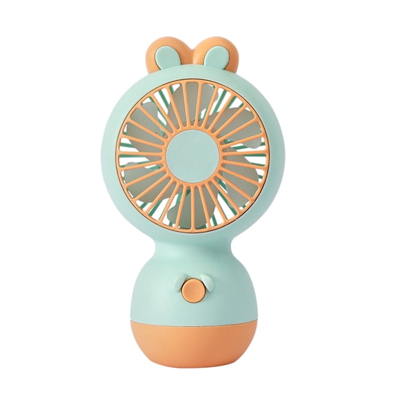 Mini Fan, Handheld & Desk Portable Fan Battery Rechargeable, Small Table Personal USB, for Indoor, Outdoor and Travelling Green