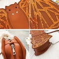 thumbnail image 4 of Bolso de hombro de cuero informal Cartera de vacaciones Gran capacidad Satchels Bolso de trabajo Bolsos para axilas Bolsa de Forma Marrón Salvador Monedero de hombro, 4 of 6