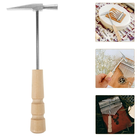 Thumb Piano Tuning Hammer Portable Long Handle Tuner for Kalimba Handheld Kalimba Tuning Hammer