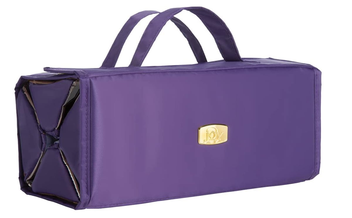 Joy Mangano Medium Better Beauty Case Roll-up Organizer ~ Purple -  Walmart.com
