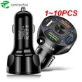 thumbnail image 2 of 1~10PCS Vumpach 4 Ports USB Car Charge 48W Quick 7A Mini Fast Charging For 11 Mobile Phone Charger Adapter Style A 3pcs, 2 of 6