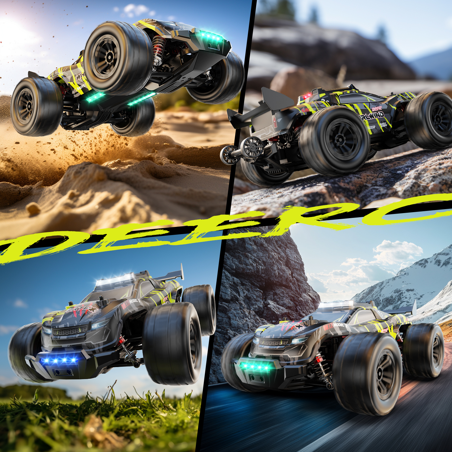 Deerc 1/14 Brushless 4x4 RC Monster Truck photo 8