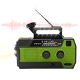 thumbnail image 1 of AM/FM/WB/NOAA Radio Clima Solar Manivela Emergencia (UE) Verde, 1 of 9