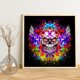 thumbnail image 3 of Cuadros Decorativos 5D bricolaje diamante pintura colorido cráneo completo redondo taladro Rhinestone dibujo arte Tmvgtek embutido en tela, 3 of 9
