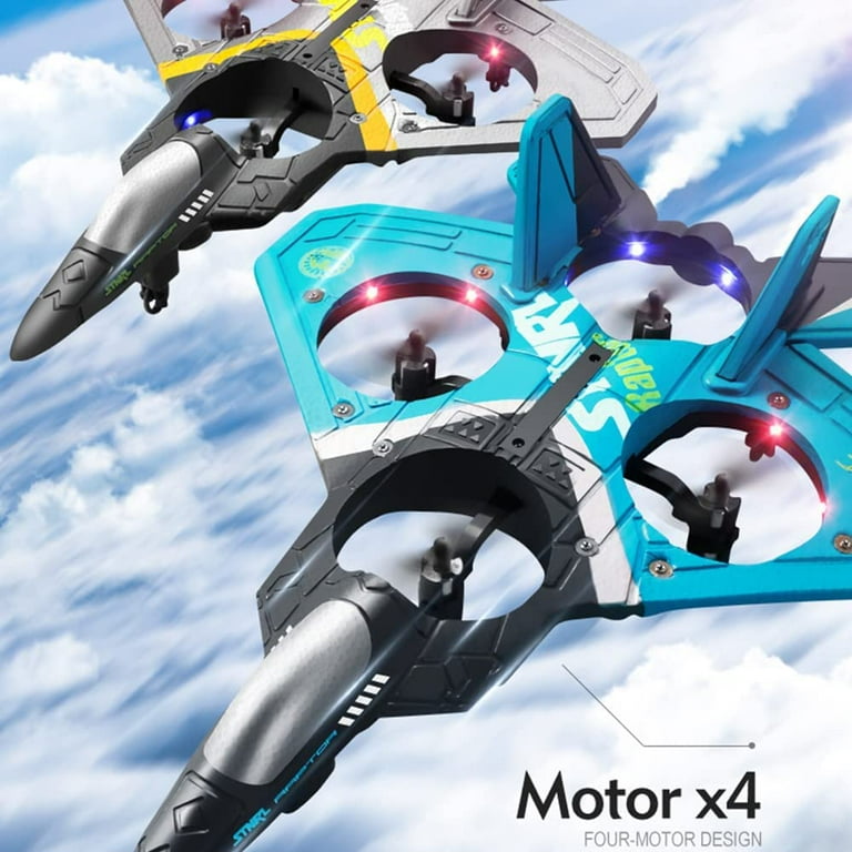 Jet Fighter Stunt RC Airplane RC Plane 2.4GHz Remote Control Airplane with 360 Stunt Spin Remote Light Fighter Plane Glider Airplane Outdoor