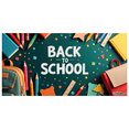 thumbnail image 2 of Back to School Banner Colorful Classroom Background Supplies Decor Photo Prop Classroom Party Graduation Events Decoration Backdrop, 2 of 4