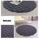 thumbnail image 4 of Alfombra Redonda de Terciopelo Color Crema de 50 Cm | Alfombra Suave de Fibra de Poliéster | Cojín Antideslizante para Sofá | Beige, Gris, Blanco, Caqui y Verde | para Sala de Estar, Dormitorio, Baño, 4 of 6