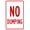 Warning Sign 1, variant on No Dumpster Diving (Area Under Video Surveillance) Warning Sign, Prohibition Security Metal Sign - 8"x12" Custom Caution Decor for Business Home Road Yard Garage Street Wall
