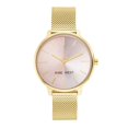 thumbnail image 1 of Nine West Reloj De Pulsera De Malla Con Esfera Sunray Nw/1981 Para Mujer Dorado/Rosa Nw/1980Pkgb, 1 of 3