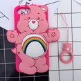 thumbnail image 3 of Artbling Funda para iPhone 6 6S, Silicona 3D Cartoon Animal Cover,K,Kawaii Soft Gel Rubber Unique Fun Cool Character Protector Protector (Oso Arcoiris) brillar Electrónica, 3 of 4
