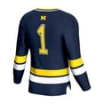 thumbnail image 3 of Youth  Navy Michigan Wolverines Lightweight Women's Hockey Team Fashion Jersey, 3 of 3