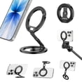 thumbnail image 1 of ULANZI MA02-1 Soporte magn&eacute;tico Doble para celulares,Aluminio para magn&eacute;tico Gym Kickstand,Compatible con iPhone 17-12 Series,tr&iacute;pode Plegable para tel&eacute;fono, 1 of 7