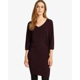 thumbnail image 1 of Phase Eight Carmen 2 Layer Knit Dress In Merlot Size 6 US (10 UK), 1 of 1