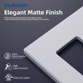 thumbnail image 2 of Platos de pared ELEGRP de 2 elementos decorativos sin tornillos (paquete de 5), 2 of 6