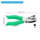 thumbnail image 2 of Uxcell 1/4" Perforadora de un solo agujero, perforadora de papel de metal con forma de corazón y agarre suave, verde, 2 of 7