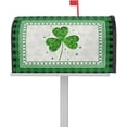 thumbnail image 1 of Spring St Patricks Day Mailbox Covers Magnetic Standard Size,Decorative Post Letter Numbers Box Wrap Decoration Covers Accessories for Garden Yard Décor,Green Shamrock Clover Buffalo Plaid Check, 1 of 6