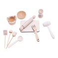 thumbnail image 1 of Runquan 11 Pieces 1/12 Miniature Baking Set Simulation Accessories Toy for Dollhouse, 1 of 8