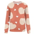 thumbnail image 4 of Meichang Sweatshirts à Col Rond pour Femmes, Sweatshirts de la Saint-Valentin, Sweatshirts Graphiques Cœur d'Amour Doux, Pull à Manches Longues Décontracté, Cadeaux de la Saint-Valentin, 4 of 5
