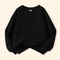 thumbnail image 4 of Abcomgle Girls' Fashion Hoodies & Sweatshirts Cute Solid Color Long Sleeve Girls Pullover Sweatshirt Fleece Crewneck Sweaters for Teens Trendy Winter School Clothes for Teen Girls, 4 of 5