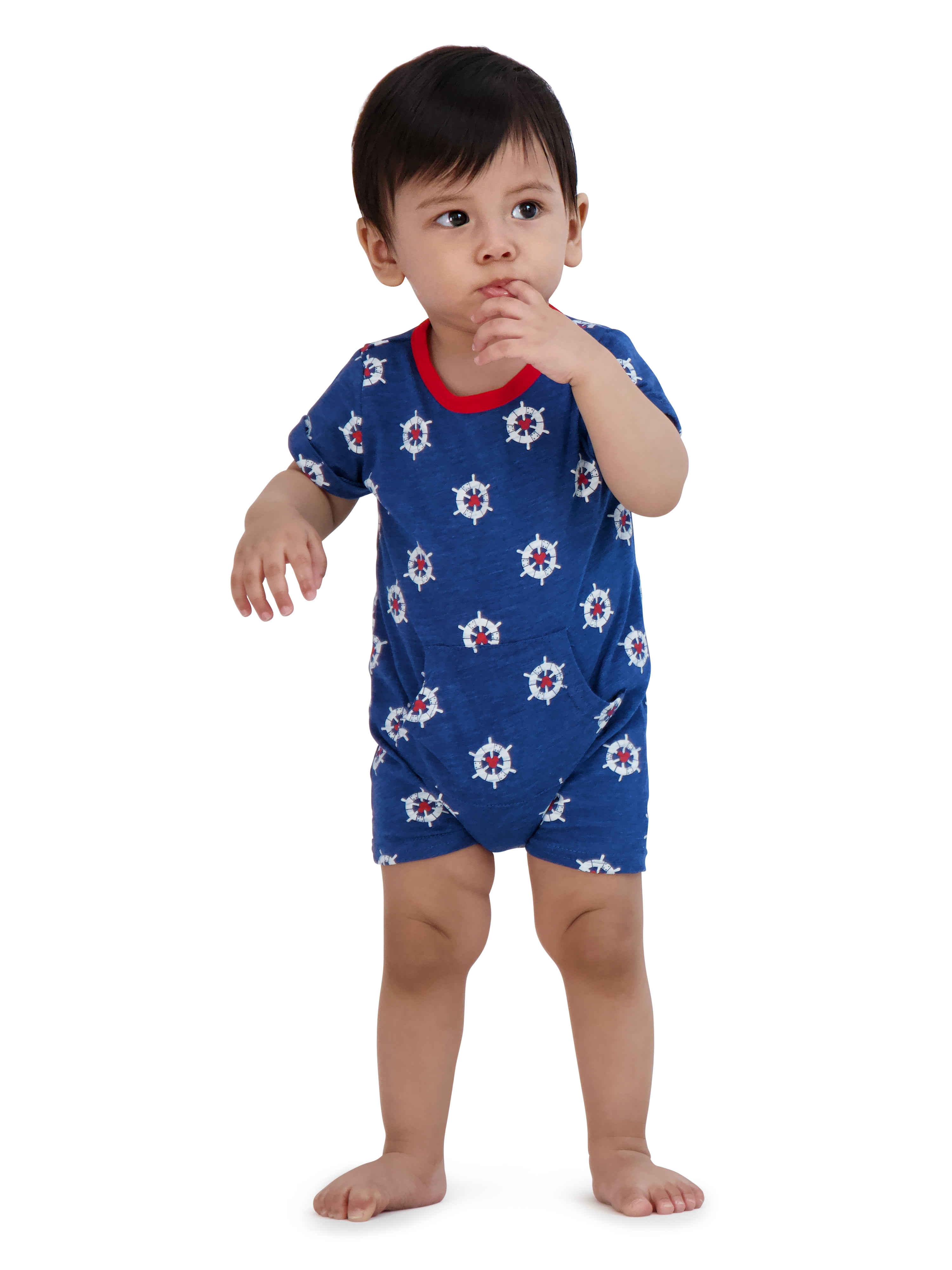 Disney Mickey Mouse Baby Boy Rompers, 2-Pack, Sizes 0-24 Months