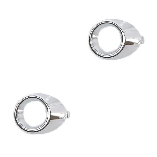 Sidaley Marco de luz antiniebla delantera, embellecedor de lámpara de estilo extraíble, cubiertas decorativas de carcasa, reemplazo para Links 2piezas