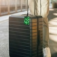 thumbnail image 7 of Hirioo Green Tie Dye for Luggage ID Tag with Adjustable Strap Travel Baggage Bag Tags Suitcase Identify Labels for Women Men, 7 of 7