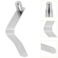 thumbnail image 1 of RUNROTOO 10 Pcs Clip à Ressort en Forme de V Argent pour Camping, 1 of 1