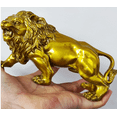 thumbnail image 5 of Classic Pure Copper Africa Lion Evil Foo Dog Lion Sculpture Artwork South Africa Sculpture Male Lion Cougar Animal Bronze Copper Statue, 5 of 5