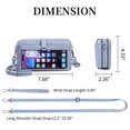 thumbnail image 3 of FALAN MULE Phone Purse Crossbody Bags for Women Small Travel Wallet Touch Screen RFID Blocking, 3 of 6