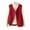 Red, variant on Women's Clothing, Women's Vest Fur Coat Spring And Autumn New Lamb'S Wool Outwear Vest Trend Valentines Day Gifts, 1Pc Jacket Red 3XL