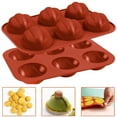 thumbnail image 4 of JINSIJU Halloween Pumpkin Cake Mold Food Grade Silicone Cakes Mould 8 Colors, 4 of 5