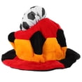thumbnail image 2 of KAKOWELY Sombrero de animadora de fútbol, accesorio de disfraz, divertido sombrero con temática de fútbol (Alemania), 2 of 4